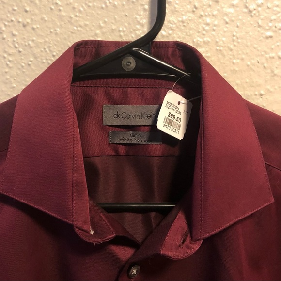 Calvin Klein /Men’s WEAR HOUSE Dress Shirt N.W.T. - Picture 4 of 10